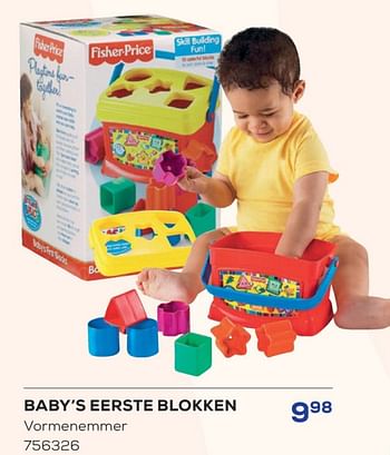 Promoties Baby’s eerste blokken - Fisher-Price - Geldig van 15/02/2024 tot 14/03/2024 bij Supra Bazar