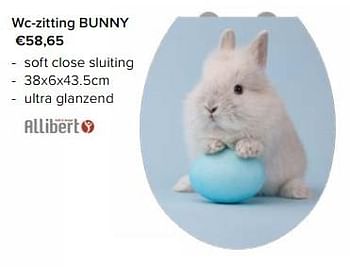 Promotions Wc-zitting bunny - Allibert - Valide de 23/02/2024 à 30/06/2024 chez Euro Shop