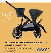 Wandelwagen gazelle s duooptie + mandje-Cybex