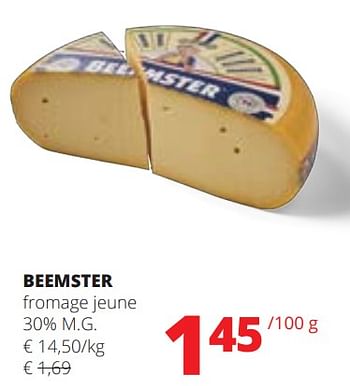 Promotions Beemster fromage jeune - Beemster - Valide de 15/02/2024 à 28/02/2024 chez Spar (Colruytgroup)