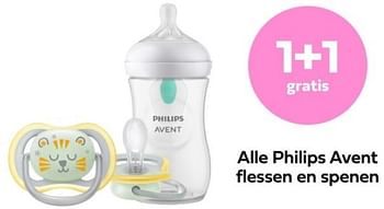 Promoties 1+1 gratis alle philips avent flessen en spenen - Philips - Geldig van 18/02/2024 tot 24/02/2024 bij Plein