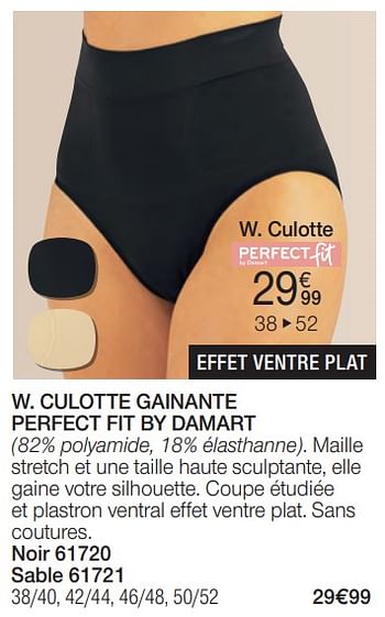 Promotions Culotte gainante perfect fit by damart - Produit Maison - Damart - Valide de 01/02/2024 à 30/06/2024 chez Damart