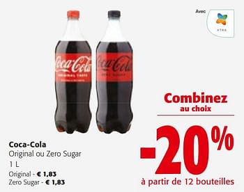 Promotions Coca-cola original ou zero sugar - Coca Cola - Valide de 14/02/2024 à 27/02/2024 chez Colruyt