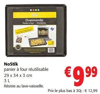Promotions Nostik panier à four réutilisable - Nostik - Valide de 14/02/2024 à 27/02/2024 chez Colruyt