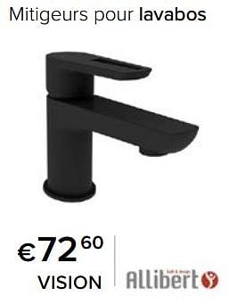 Promotions Mitigeurs pour lavabos vision - Allibert - Valide de 23/02/2024 à 30/06/2024 chez Euro Shop