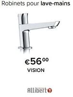 Promotions Robinets pour lave-mains vision - Allibert - Valide de 23/02/2024 à 30/06/2024 chez Euro Shop