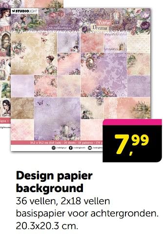 Promoties Design papier background - Huismerk - Boekenvoordeel - Geldig van 17/02/2024 tot 25/02/2024 bij BoekenVoordeel