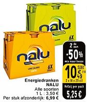 Promoties Energiedranken nalu - Nalu - Geldig van 20/02/2024 tot 26/02/2024 bij Cora