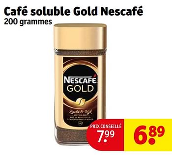 Promotions Café soluble gold nescafé - Nescafe - Valide de 20/02/2024 à 25/02/2024 chez Kruidvat