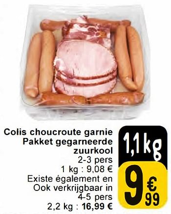 Promotions Colis choucroute garnie - Produit maison - Cora - Valide de 20/02/2024 à 26/02/2024 chez Cora
