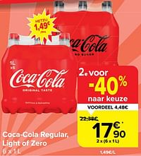 Coca-cola regular, light of zero-Coca Cola