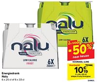 Promoties Energiedrank Nalu - Nalu - Geldig van 21/02/2024 tot 27/02/2024 bij Carrefour