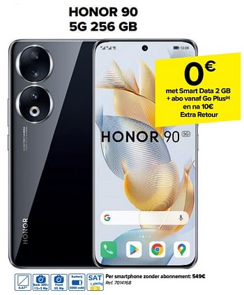 Promoties Honor 90 smartphone 5g 256 gb - Honor - Geldig van 21/02/2024 tot 03/04/2024 bij Carrefour