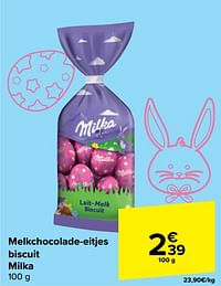 Melkchocolade-eitjes biscuit milka-Milka