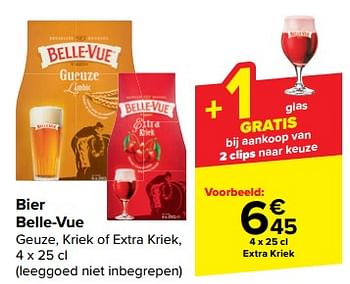 Promotions Bier belle-vue extra kriek - Belle-vue - Valide de 21/02/2024 à 03/04/2024 chez Carrefour