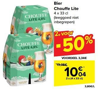 Promoties Bier chouffe lite - Chouffe - Geldig van 21/02/2024 tot 03/04/2024 bij Carrefour
