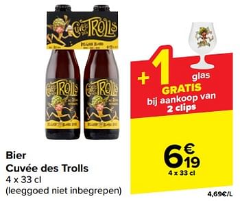 Promoties Bier cuvée des trolls - Cuvée des Trolls - Geldig van 21/02/2024 tot 03/04/2024 bij Carrefour