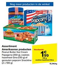 Cookies hazelnoot gina-Huismerk - Carrefour 