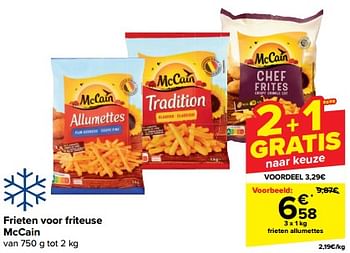 Promotions frieten allumettes - Mc Cain - Valide de 21/02/2024 à 03/04/2024 chez Carrefour