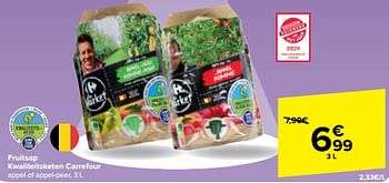 Promotions Fruitsap kwaliteitsketen carrefour - Produit maison - Carrefour  - Valide de 21/02/2024 à 03/04/2024 chez Carrefour