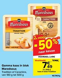 kaas in blok tradition-Maredsous