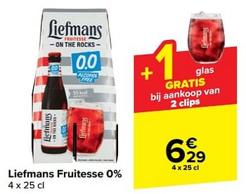 Promotions Liefmans fruitesse 0% - Liefmans - Valide de 21/02/2024 à 03/04/2024 chez Carrefour