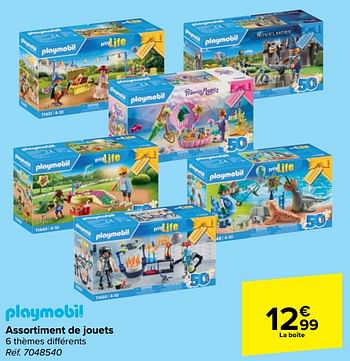 Promoties Assortiment de jouets - Playmobil - Geldig van 21/02/2024 tot 03/04/2024 bij Carrefour