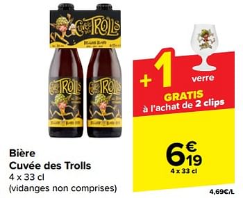 Promoties Bière cuvée des trolls - Cuvée des Trolls - Geldig van 21/02/2024 tot 03/04/2024 bij Carrefour
