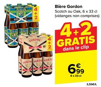 Promoties Bière gordon - Gordon - Geldig van 21/02/2024 tot 03/04/2024 bij Carrefour