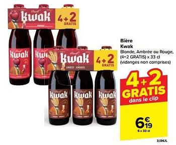 Promoties Bière kwak - Kwak - Geldig van 21/02/2024 tot 03/04/2024 bij Carrefour