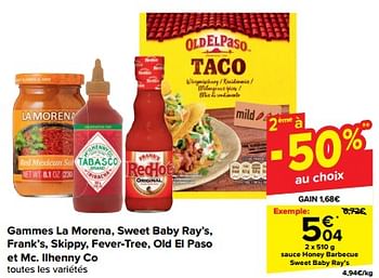 Promoties Sauce honey barbecue sweet baby ray’s - Huismerk - Carrefour  - Geldig van 21/02/2024 tot 03/04/2024 bij Carrefour