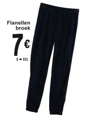 Flanellen broek