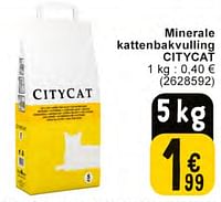 Minerale kattenbakvulling citycat-citycat