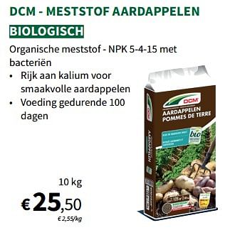 Promoties Dcm meststof aardappelen - DCM - Geldig van 19/02/2024 tot 25/02/2024 bij Horta