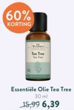 Promoties Essentiele olie tea tree - De Tuinen - Geldig van 19/02/2024 tot 17/03/2024 bij Holland & Barret
