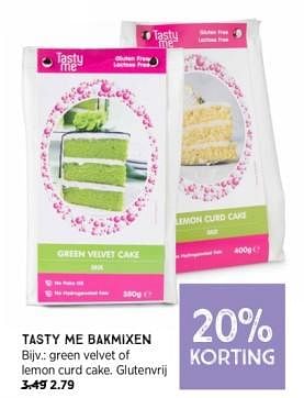 Promoties Green velvet of lemon curd cake - Tasty Me - Geldig van 18/02/2024 tot 30/03/2024 bij Xenos