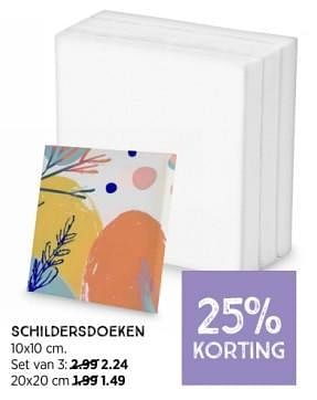 Promotions Schildersdoeken - Huismerk - Xenos - Valide de 18/02/2024 à 30/03/2024 chez Xenos