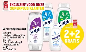 Promoties Douchegel sensitive - Sunlight - Geldig van 22/02/2024 tot 28/02/2024 bij Delhaize