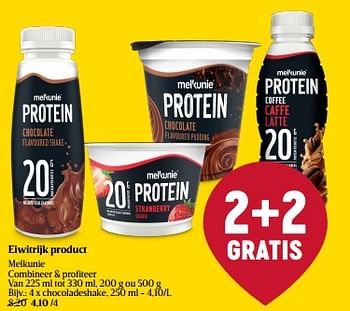 Promoties Eiwitrijk product chocoladeshake - Melkunie - Geldig van 22/02/2024 tot 28/02/2024 bij Delhaize