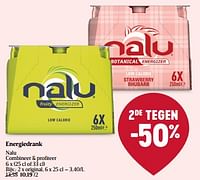 Promoties Energiedrank original - Nalu - Geldig van 22/02/2024 tot 28/02/2024 bij Delhaize