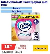 Edet ultra soft toiletpapier met stro-Edet
