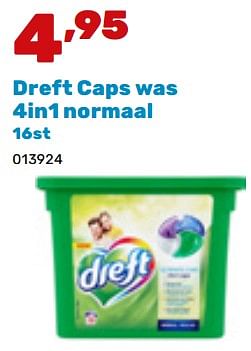 Promotions Dreft caps was 4in1 normaal - Dreft - Valide de 19/02/2024 à 30/03/2024 chez Happyland
