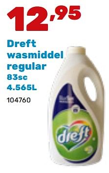 Promotions Dreft wasmiddel regular - Dreft - Valide de 19/02/2024 à 30/03/2024 chez Happyland