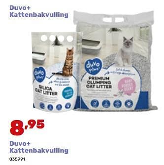 Promoties Duvo+ kattenbakvulling - Duvo - Geldig van 19/02/2024 tot 30/03/2024 bij Happyland