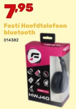 Promoties Festi hoofdtelefoon bluetooth - Festi - Geldig van 19/02/2024 tot 30/03/2024 bij Happyland