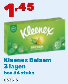 Promotions Kleenex balsam - Kleenex - Valide de 19/02/2024 à 30/03/2024 chez Happyland