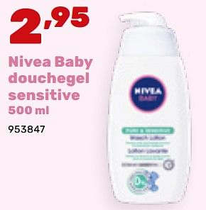 Promotions Nivea baby douchegel sensitive - Nivea - Valide de 19/02/2024 à 30/03/2024 chez Happyland