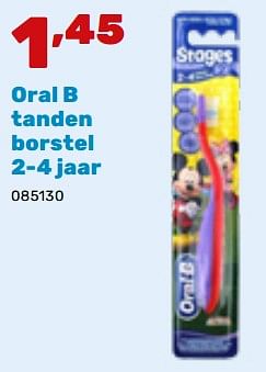 Promotions Oral b tanden borstel - Oral-B - Valide de 19/02/2024 à 30/03/2024 chez Happyland