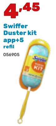 Promoties Swiffer duster kit app+5 - Swiffer - Geldig van 19/02/2024 tot 30/03/2024 bij Happyland