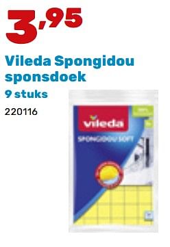 Promoties Vileda spongidou sponsdoek - Vileda - Geldig van 19/02/2024 tot 30/03/2024 bij Happyland
